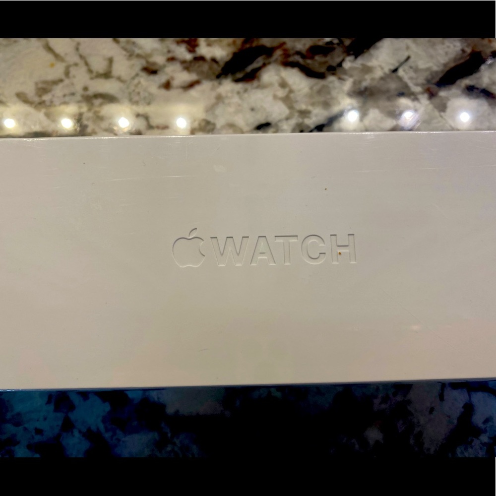Apple Watch Series 5 with white sports band NIB